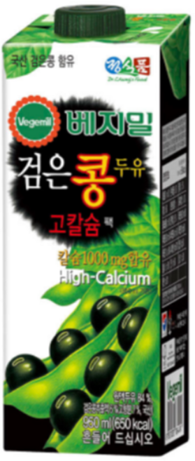 베지밀 검은콩 고칼슘 950ml 6팩, 6개