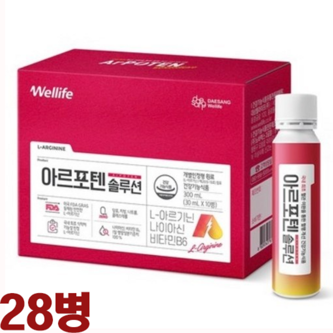 대상 아르포텐 솔루션 28병, 840ml, 1박스