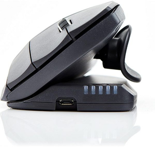 Contour Design윤곽 디자인 유니마우스 마우스 무선 노트북 및 데스크톱 컴퓨터용 인체공학 2.4GHz 완전히 조절 가능한 Mac PC 호환 우측