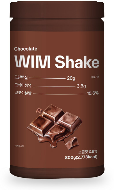 윔다이어트 윔쉐이크 초코, 1개, 800g