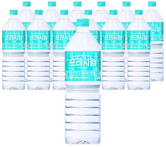 프레시웰 생수 2L, 12개