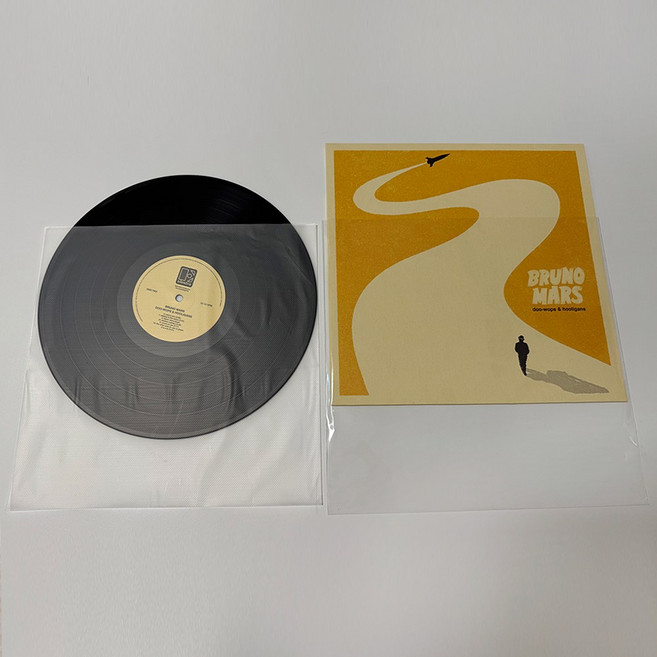 LP 비닐 세트 (속비닐 엠보싱+겉비닐) 50장 / 100장 정전기방지 레코드 보호비닐 레코드쟈켓 보호, 2) 100매(속비닐엠보싱 50+겉비닐일반형 50), 1개, 투명