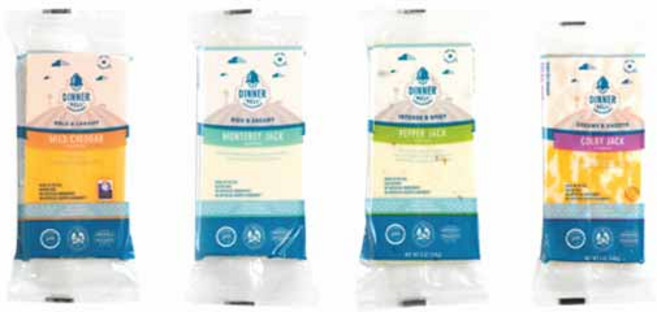 디너벨 치즈 4종세트 140g 몬테레이잭 콜비잭 페퍼잭 마일드체다, 1개, 560g