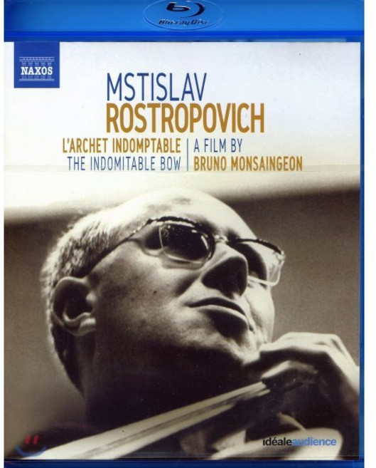 [Blu-ray] 브루노 몽생종의 로스트로포비치 다큐멘터리 ‘불굴의 활’ (Mstislav Rostropovich - The Indomitable Bow)