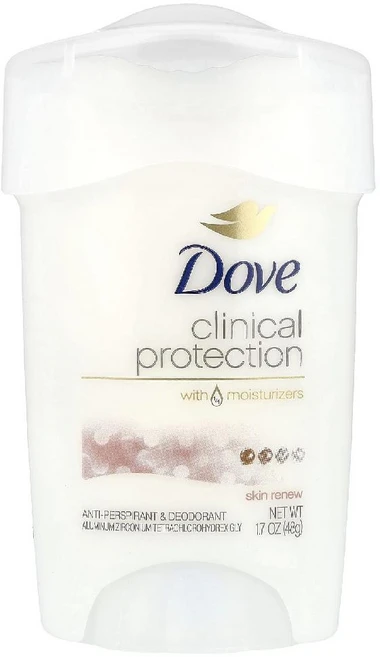 도브 클리니컬 프로텍션 쿨 에센셜 데오드란트 48g 강력한 땀 억제 효과의 저자극 데일리 스틱 (원산지 미국), 1개 - 쿠팡