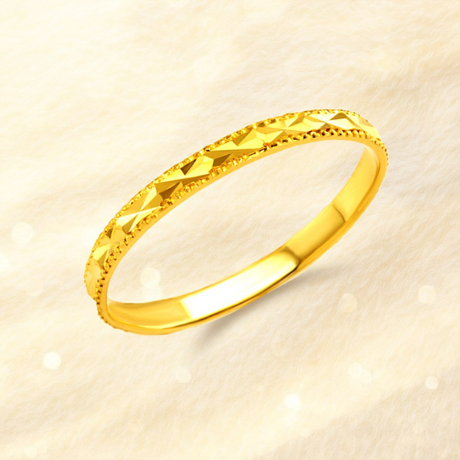 [러브넛] 순금(1.125g) 여성 레이어드 가드링 여자친구 결혼기념일 커플링 생일 선물 아스틴 금 반지