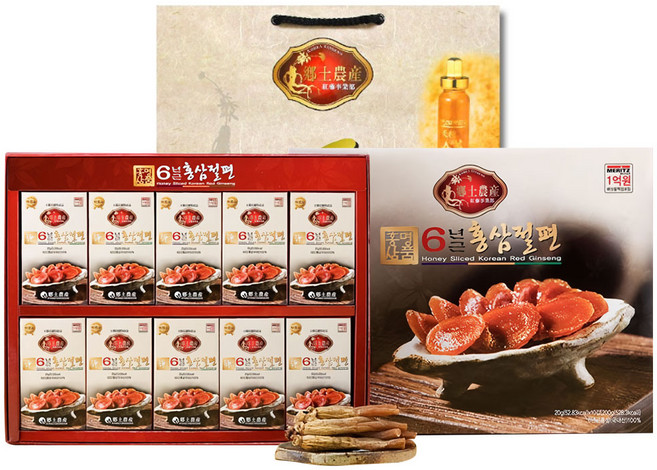 명품 고려 홍삼절편 설 선물세트, 20g, 10개, 6년근 홍삼절편