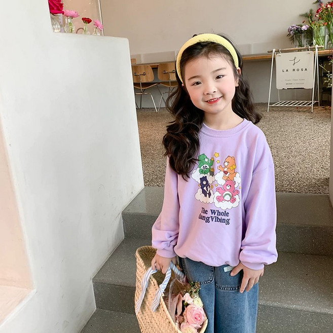 달마시안 봄 여름 가을 얇은 맨투맨 110-140호