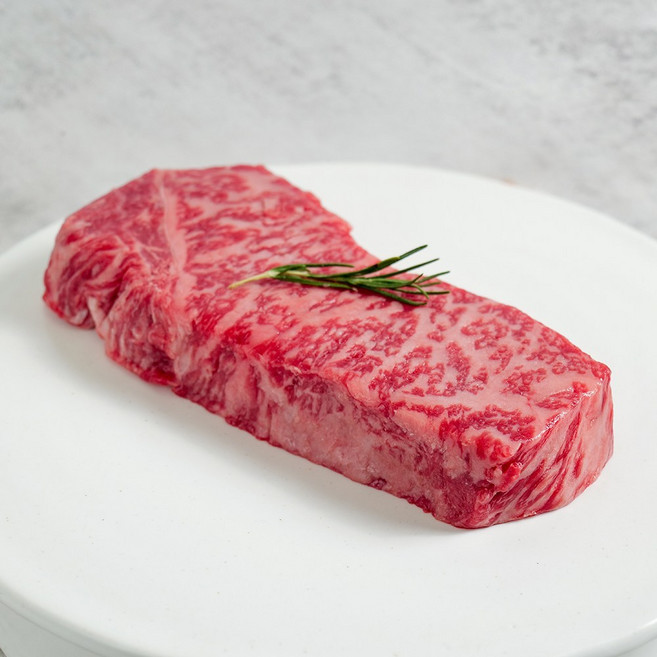 우마왕 한우 채끝 스테이크용 1++ 소고기 구이용, 300g, 1개