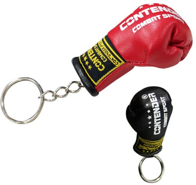 컨텐더 CGE-814 키홀더-키링(열쇠고리) keyring, 복싱글러브빨강(손목검정)