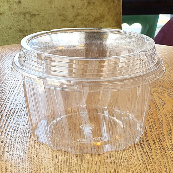 더팩컴퍼니 빙수용기 샐러드용기 스크류 1 000ml (뚜껑포함), 1세트, 60개