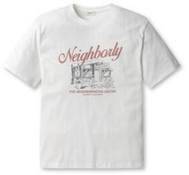 폴햄 공용 20수 코튼 그래픽 반팔티 화이트 PHG2TS3210SH 2014049