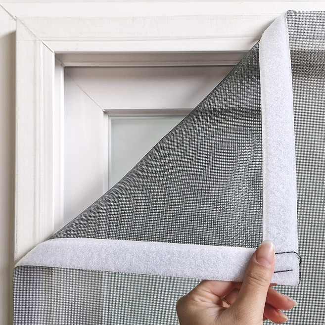 한반도철망 방충망 벨크로 미세 나노 창문 맞춤 재단 셀프 교체 DIY, 1개