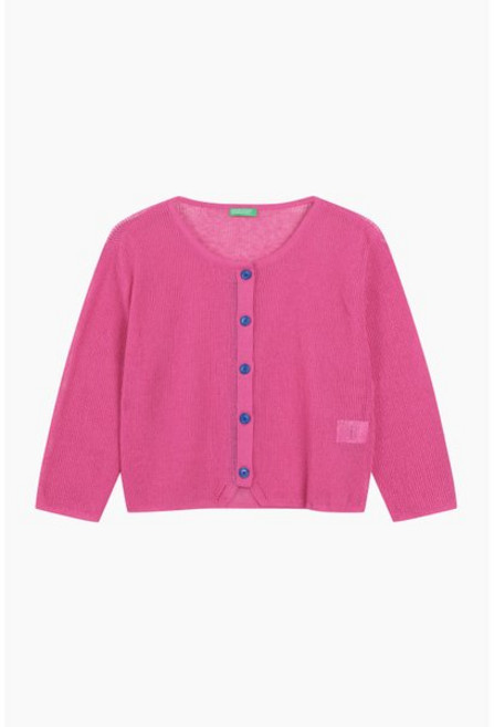 (백화점매장출고)베네통 린넨 숏 니트 가디건 따뜻한 보온 가벼운외투