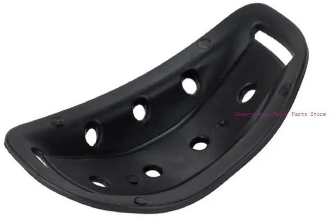 레트로 헬멧 환경 강화 실리콘 턱 스트랩 쿠션 패드 프로텍터 보호, 1. Black, 1개