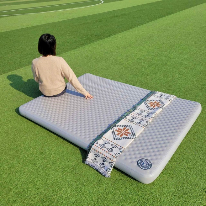 에어오르다 경량 캠핑 에어매트 프리미엄 12cm, 그레이