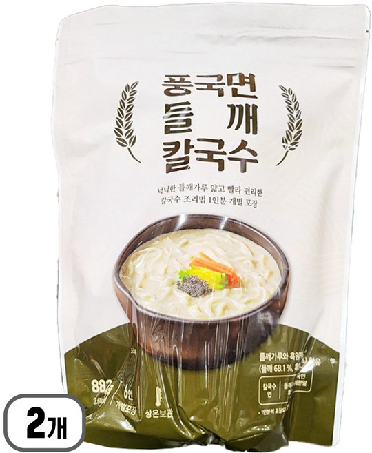 풍국면 들깨칼국수 147g 6입, 12개