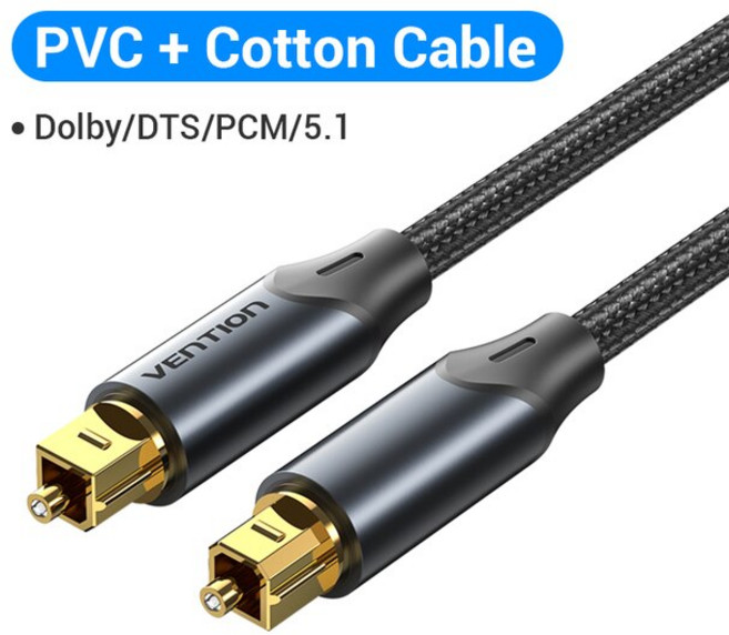 블루레이플레이어 블루레이ODD DVD플레이어 CD플레이어 4K 영상플레이어 Vention 디지털 오디오 Toslink SPDIF 동축 증폭기용 블루레이 Xbox 360 PS4 사, [01] BAVB, [05] 10m, 1개