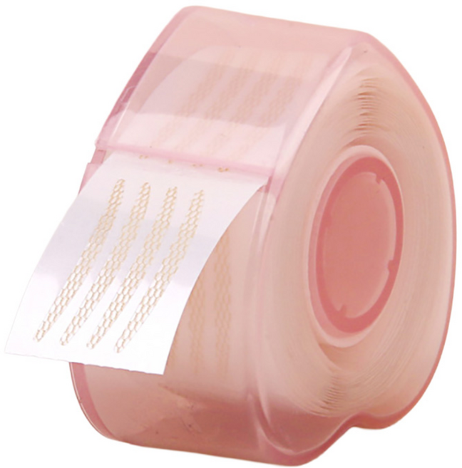 아이엘 레이스 쌍꺼풀 테이프 (리필) 메쉬 그물 투명 티안나는 쌍테, 1개, 곡선형