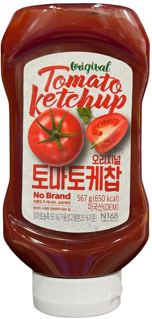노브랜드 오리지널 토마토 케찹, 1개, 567g