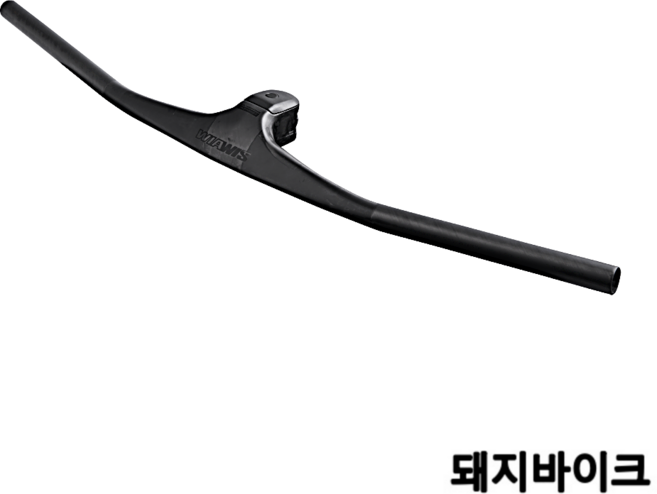 위아위스 카르마토 카본 엠티비 일체형 핸들바 HB-MTB AI, 스템 길이 80mm, 1개