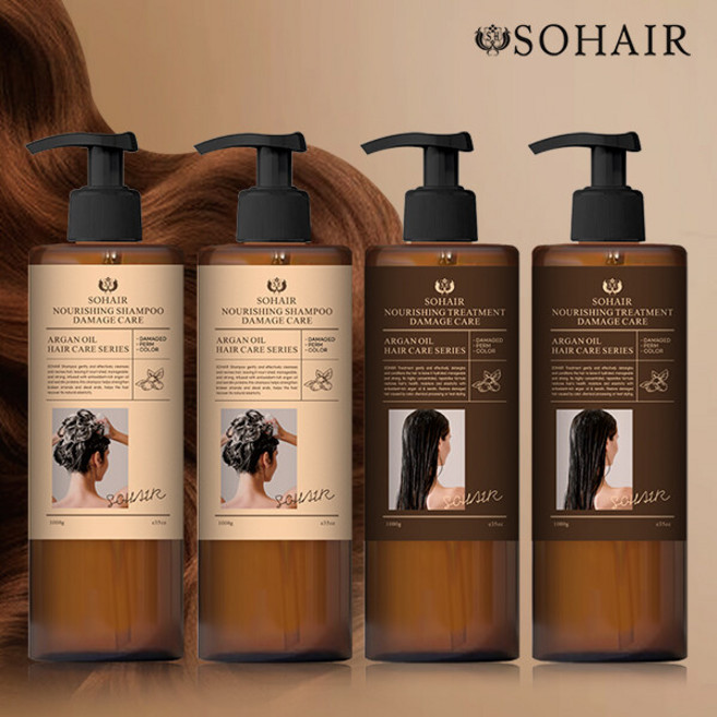 쏘헤어 아르간 너리싱 탈모 샴푸 1000g * 2개 헤어 트리트먼트 1000g *2개, 4개, 1kg