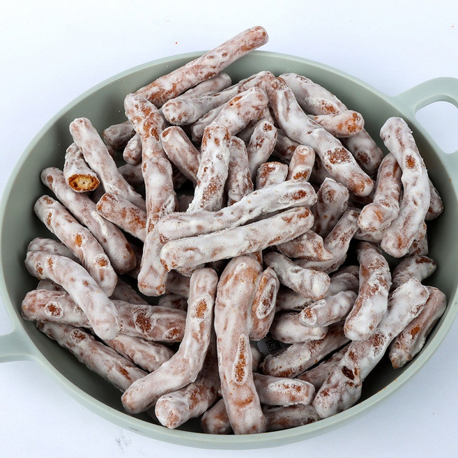 [탕비실과 사무실 필수템! 길쭉한 생강 간식] 20년전통 뻥튀기곡물나라 길쭉한 생강과자 바삭한 어르신 간식 영화관 휴게소 노래방 안주, 1개, 190g