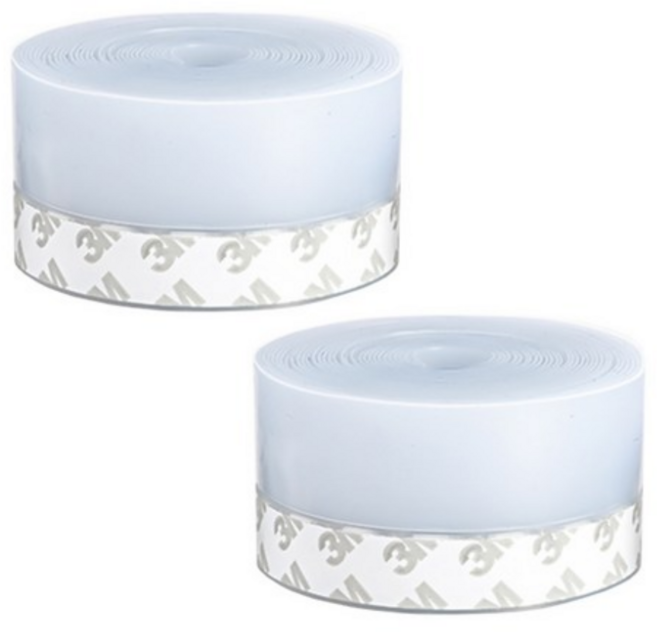 레드에셋 실리콘 틈새 문풍지 창문 현관문 틈새막이, 2개