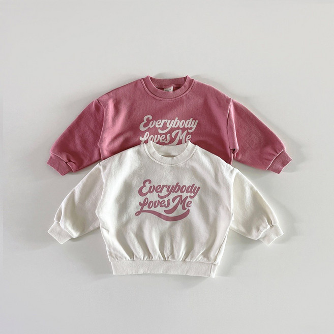 아기 맨투맨 유아동 남아 여아 맨투맨 티셔츠