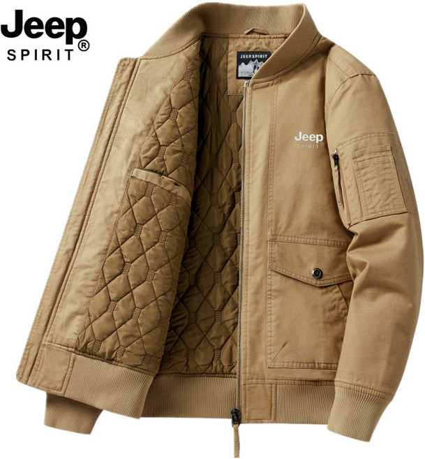 JEEP SPIRIT 지프 스피릿 겨울 남자 캐주얼 카고 점퍼 솜옷HM-0706+양말 증정