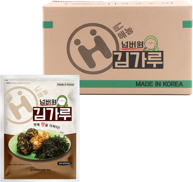 해농 넘버원 김가루, 10개, 400g