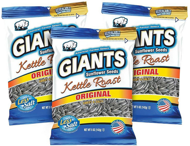 자이언트 케틀 로스트 오리지널 해바라기씨 142g 3팩