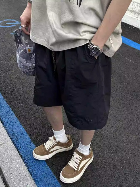 男款五分褲 寬鬆休閒工裝短褲