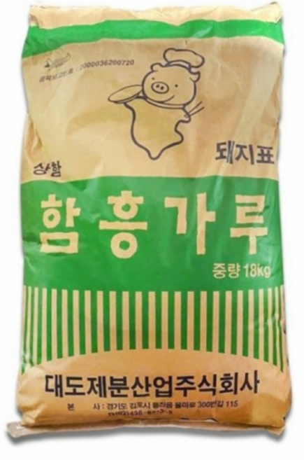 함흥 냉면 가루 18KG 대도제분, 1개