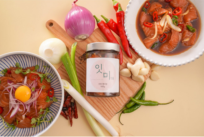 잇미 간장연어장 생연어장 연어장덮밥 (500g 1kg), 연어장 500g, 1개, 500g