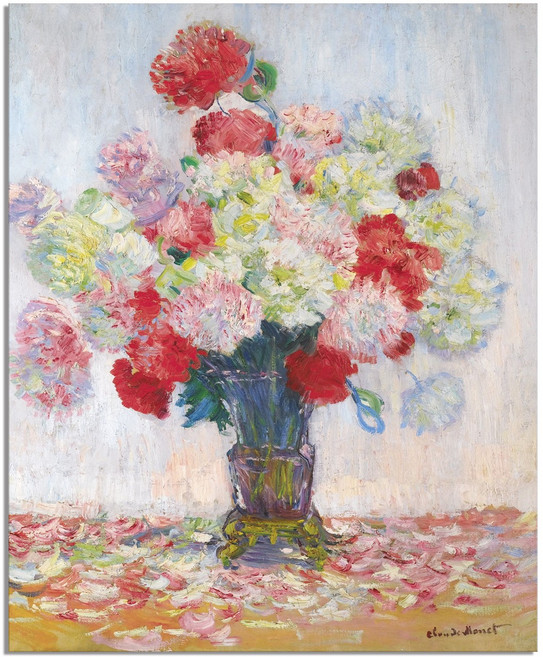 세잔느화실 캔버스액자 모네-24.모란꽃화병, 110x90cm