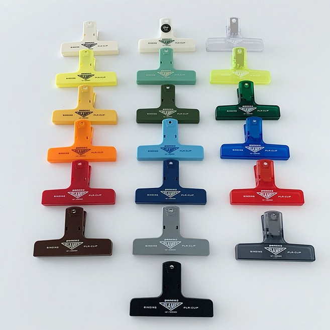 펜코 HIGHTIDE 하이타이드 플라스틱 오피스 클립 집게, 1개, 아이보리