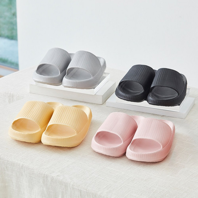 구르미 슬리퍼 총 4set 구성 / 쿠션충격/흡수/층간소음/간편슬리퍼/사무실슬리퍼