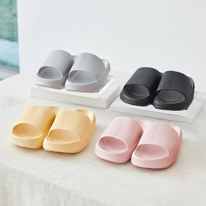 구르미 슬리퍼 총 4set 구성 / 쿠션충격/흡수/층간소음/간편슬리퍼/사무실슬리퍼 - 쿠팡