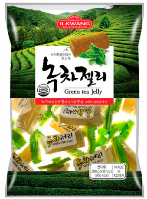 일광제과 녹차젤리, 280g, 1개