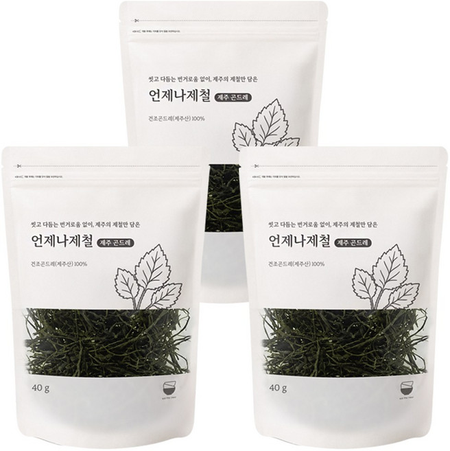 잇더밀 언제나제철 건곤드레 국내산 곤드레나물 곤드레밥 솥밥재료 (4~5인분), 3개, 40g