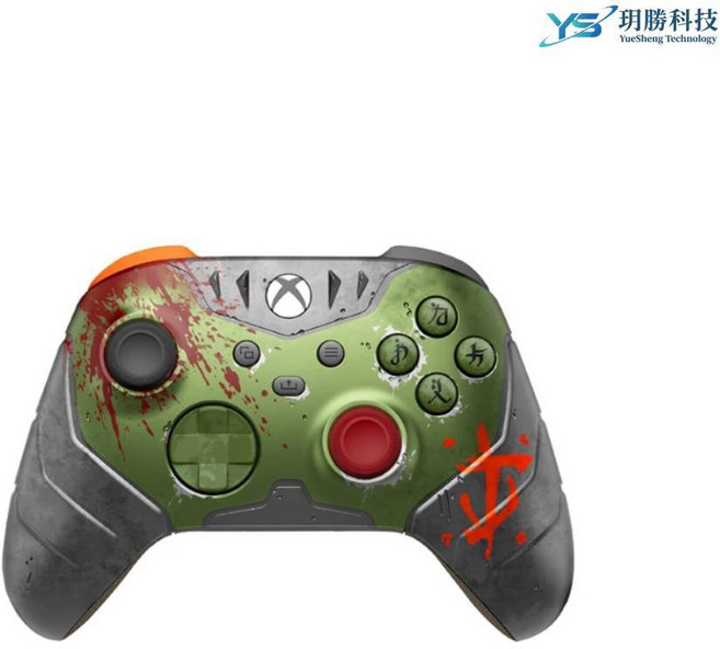 XBOX 無線控制器 毀滅戰士：黑暗時代 限量版 適用於 Xbox Series S/X PC 手機平板 雙模式連線, 1個, 毀滅戰士 黑暗時代 限量版