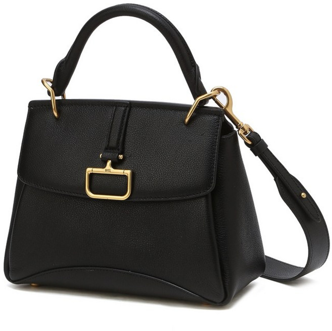 닥스 ACC BIRKBECK CHARLOTTE 버크백 샬롯 블랙 가죽 토트백 S DCBA4F822