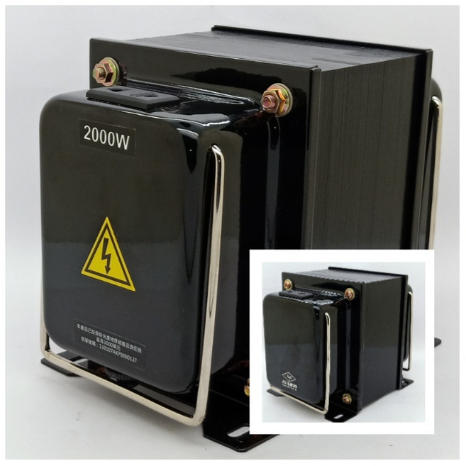JOSHIN專利變壓器110V轉230V雙向升降壓攜帶式500W-2500W(附電源線 過載保護器), 1個