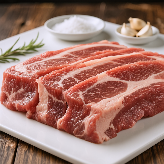 [HACCP인증 안전] 청정 지리산흑돼지 갈매기살 쫄깃한 식감과 깊은 풍미, 1개, 2kg