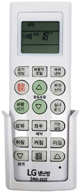 삼성 엘지 캐리어 대우 에어컨 냉난방기 만능 리모컨 [건전지 포함] LG carrier 무풍 휘센 위니아 하우젠 시스템 냉난방 냉온풍기 천장형 벽걸이 스탠드 리모콘, 1개, LG 에어컨 리모컨-02+[건전지 포함]
