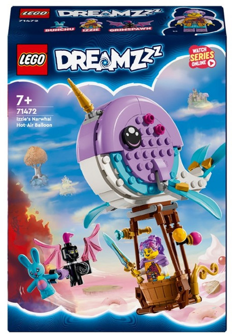 레고 드림즈 이지의 일각고래열기구 풍선 71472, 혼합색상, 1세트