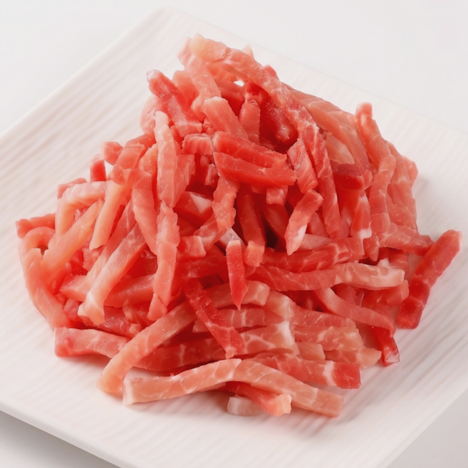 최고기나라 돼지고기 한돈 1등급 뒷다리살 잡채용 잡채 고기 2kg, 1개