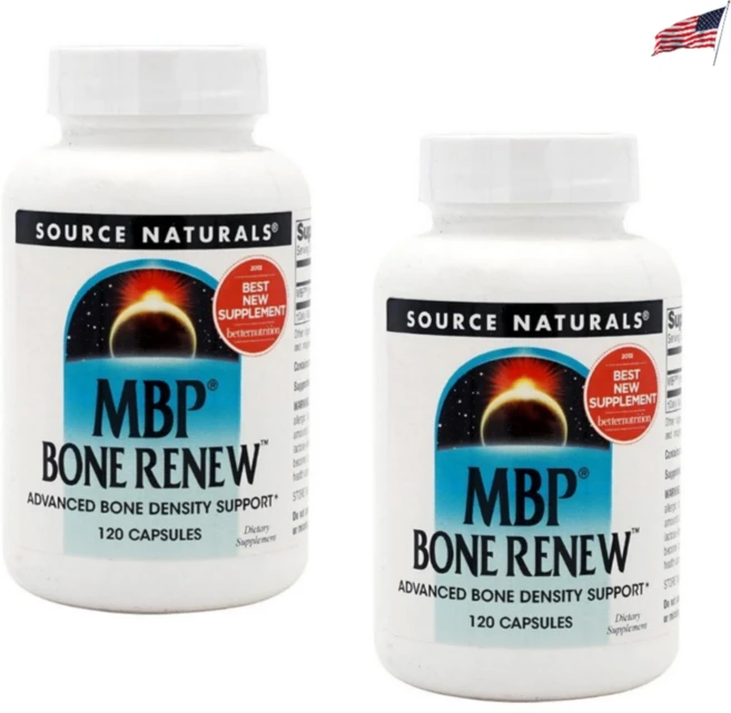2개 소스내추럴스 MBP Bone Renew 엠비피mbp 우유단백질 120캡, 120정 - 쿠팡