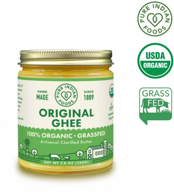 퓨어 인디언 푸드 유기농 목초사육 기버터 398g, 1개, 220g - 쿠팡